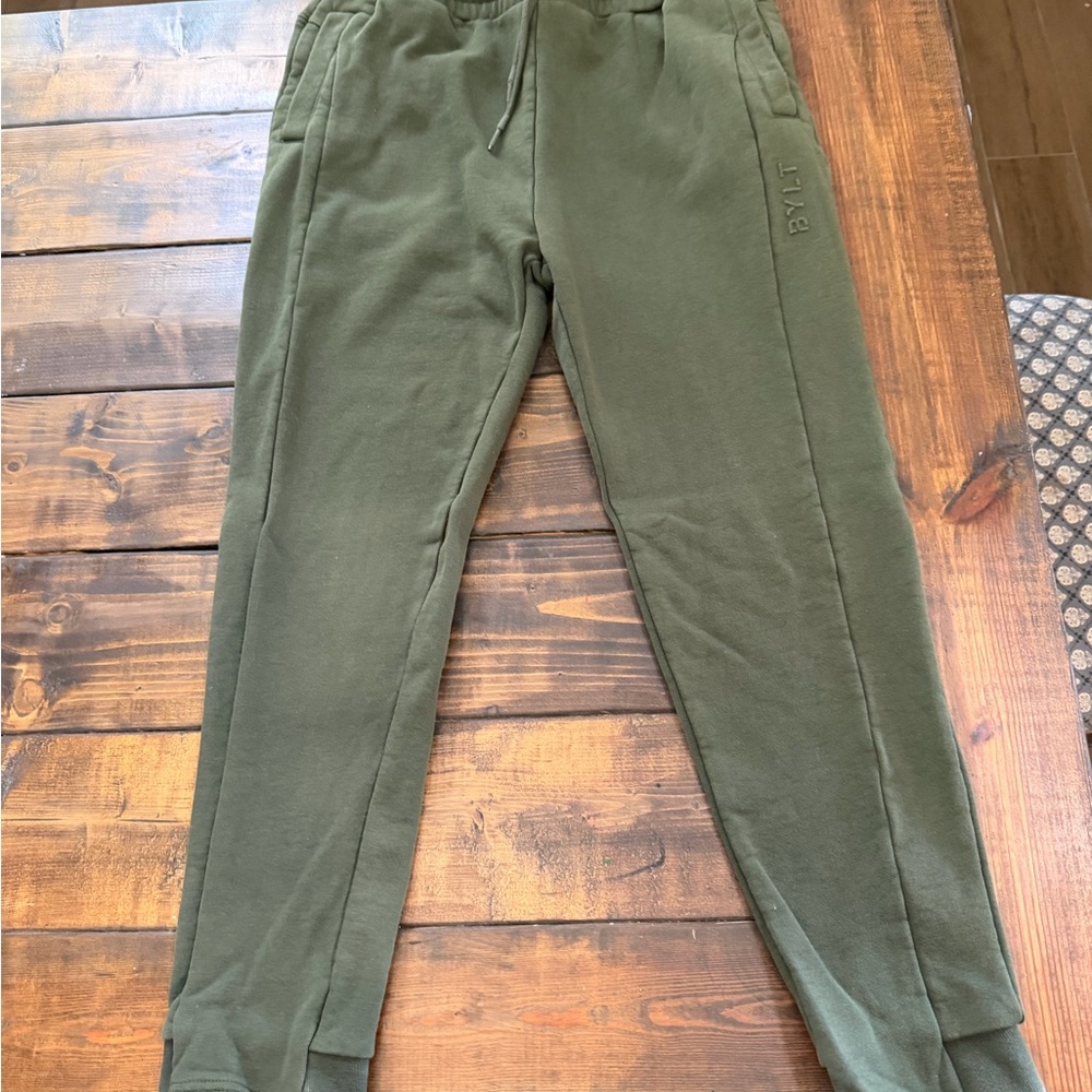 BYLT Men's Olive Jogger Pants